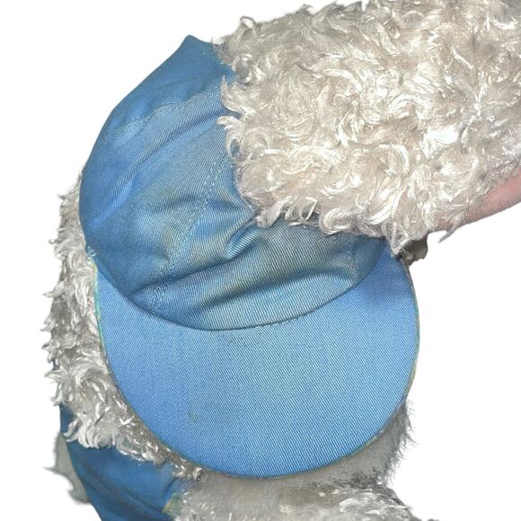 Dan Dee Plush Bunny Rabbit 2008 Stuffed Animal Baseball Cap Nursery Gift Dog 20" - Picture 5 of 12